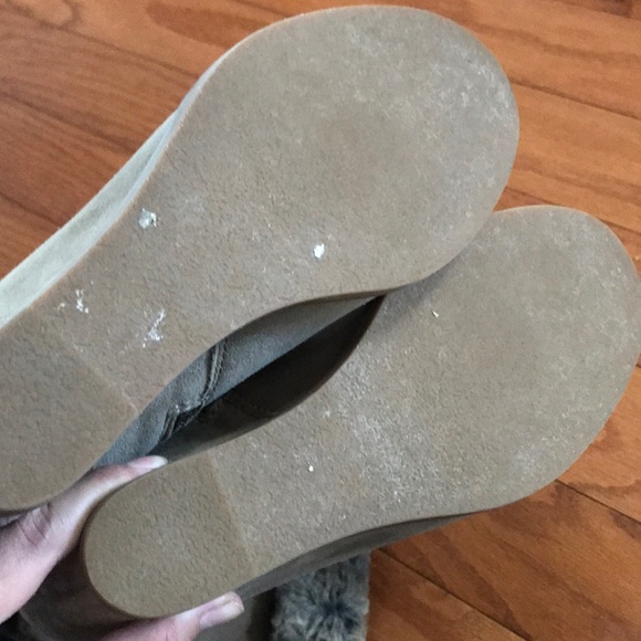 Johnston and Murphy Suede/Leather Fur Boots - Picture 3 of 11